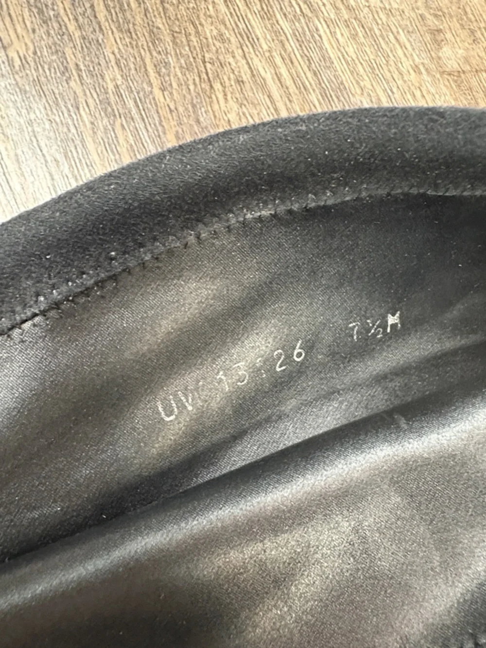 Stuart Weitzman Lowland Over-the-Knee Boots Black Suede Size 7.5